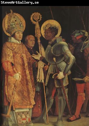 Matthias  Grunewald The Meeting of St Erasmus and St Maurice (mk08)